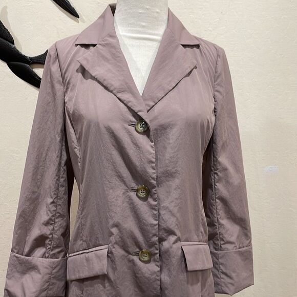 NEW! Brooks Brothers Women's Lightweight Water Repellant Trench Coat - 2 - $348 - Picture 11 of 11